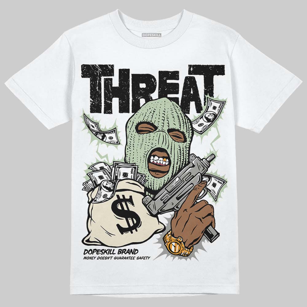 Seafoam 4s 2025 superstreetwear T-Shirt Under Threat Graphic