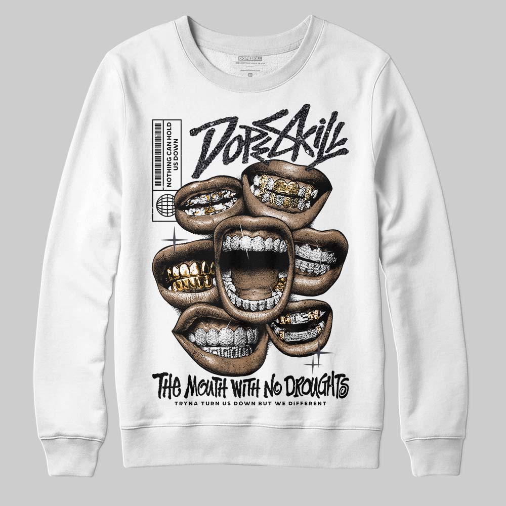Black Cat 3s superstreetwear Sweatshirt The Mouth With No Droughts Graphic