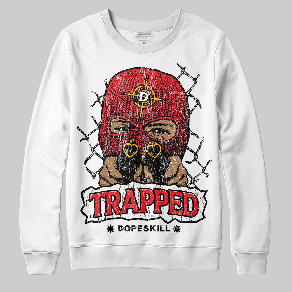 Red Collection superstreetwear Sweatshirt New Trapped Graphic