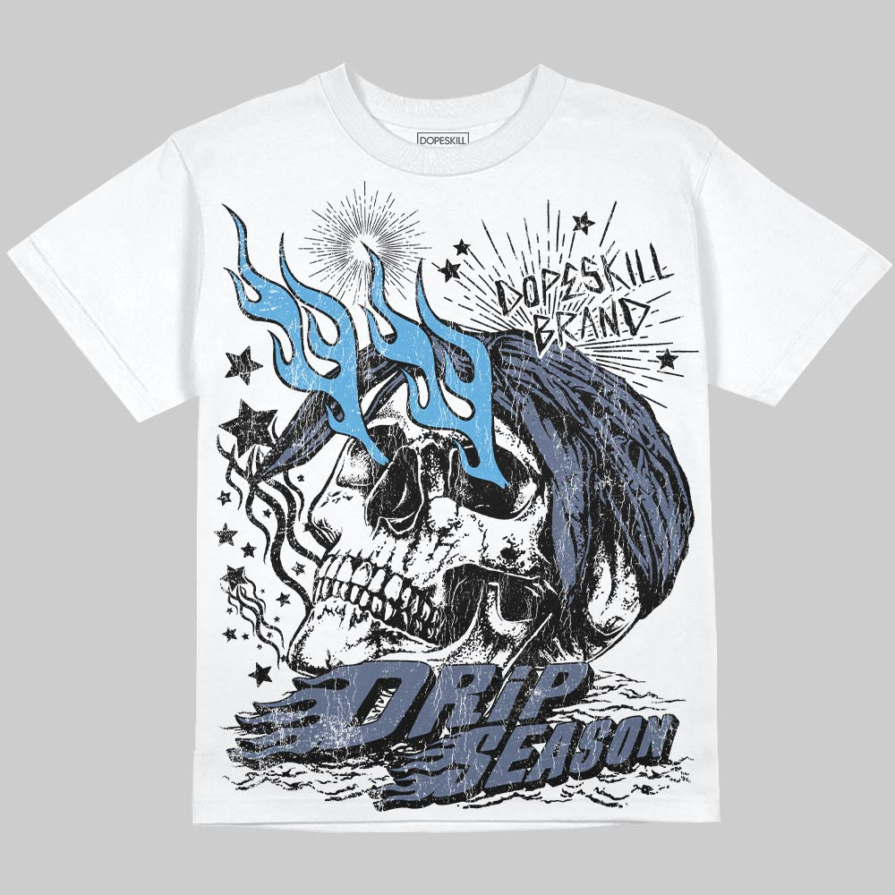 Diffused Blue 11s superstreetwear Oversize Print T-Shirt Drip Season Graphic