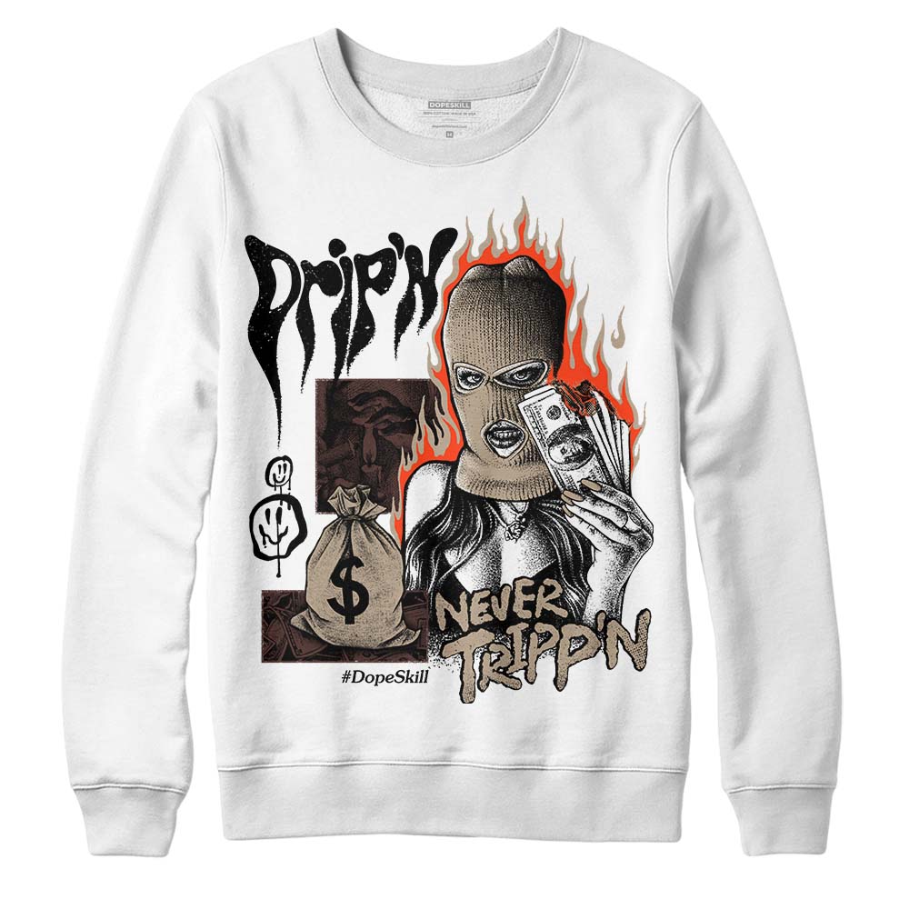 Latte 1s superstreetwear Sweatshirt Drip'n Never Tripp'n Graphic