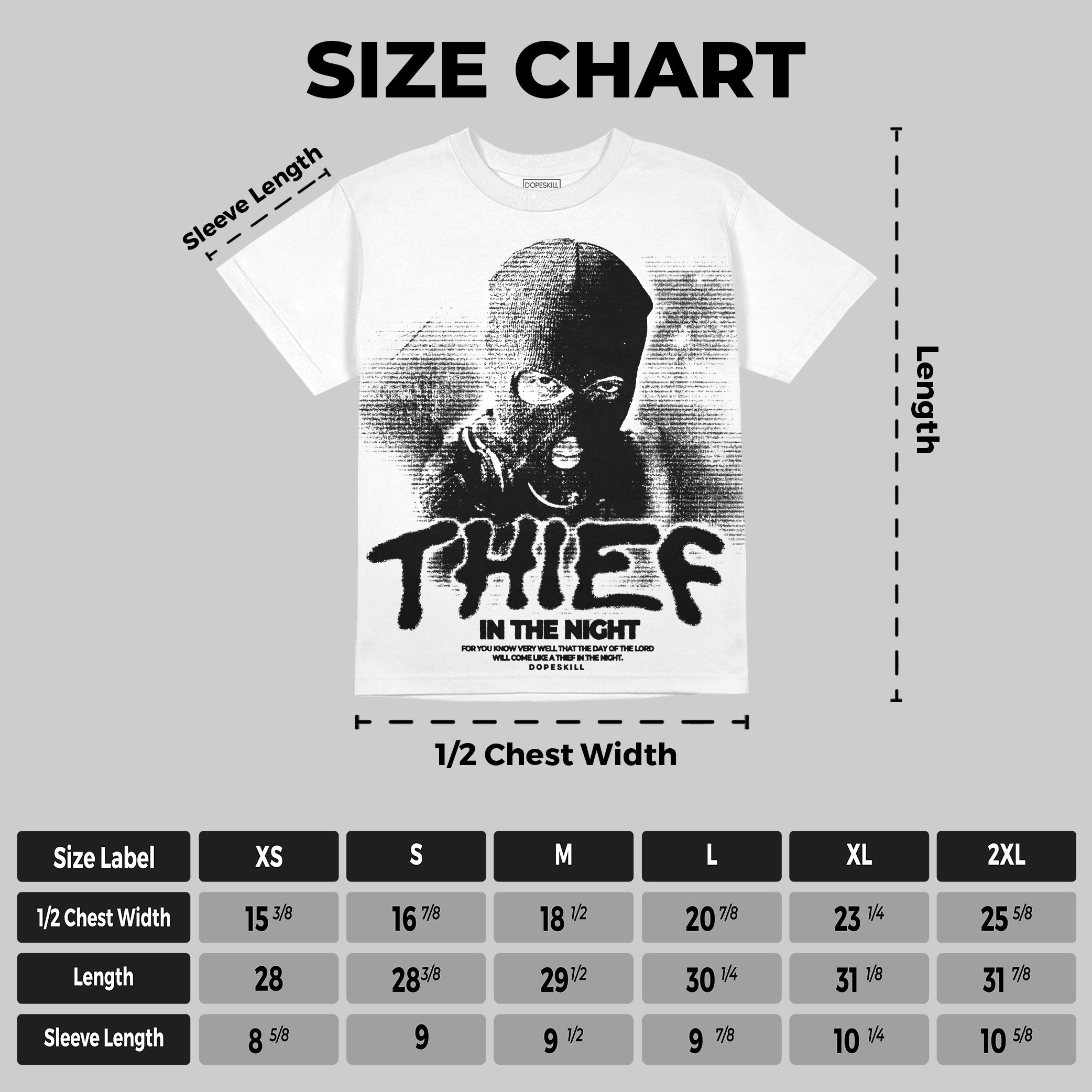 Black and White Collection superstreetwear Oversize Print T-Shirt Thief In The Night Graphic