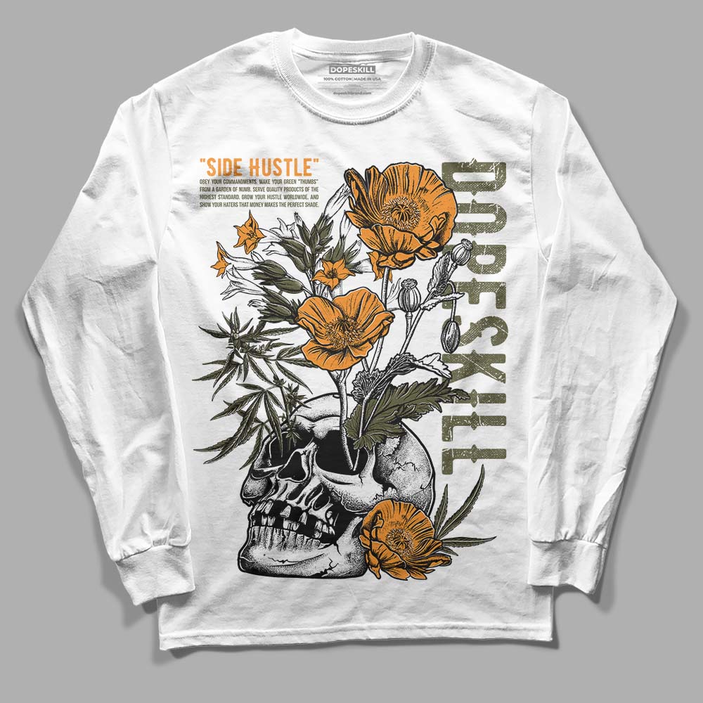 Olive 5s superstreetwear Long Sleeve T-Shirt Side Hustle Graphic