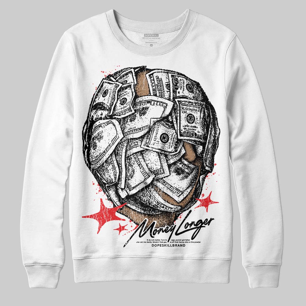 Black and White Collection superstreetwear Sweatshirt Money Longer Graphic