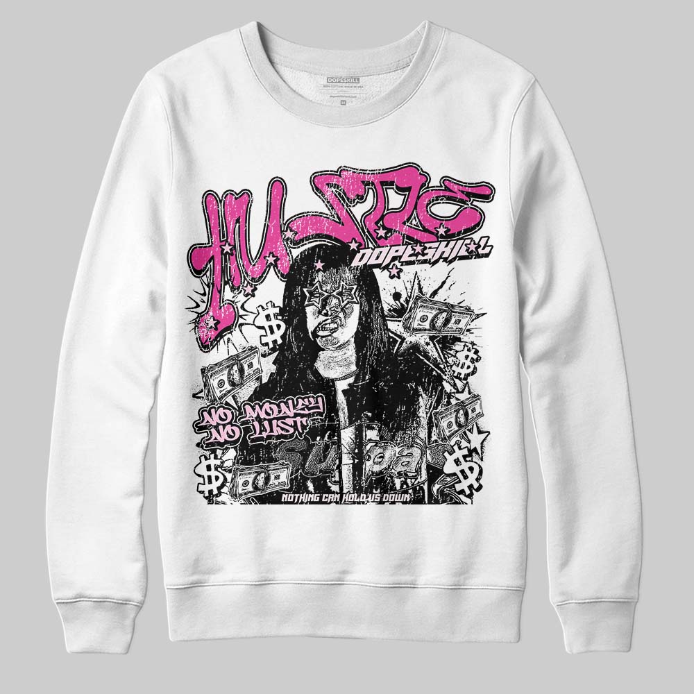 Pink Collection superstreetwear Sweatshirt No Money No Lust Graphic