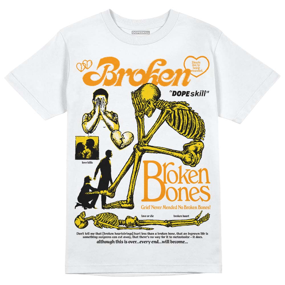 Yellow Ochre 6s superstreetwear T-Shirt Broken Bones Graphic