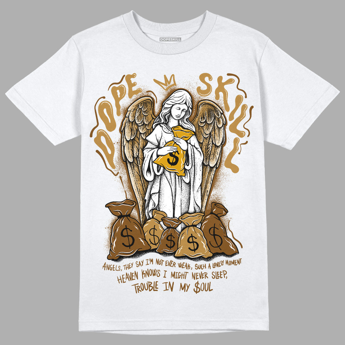Wheat 13s superstreetwear T-Shirt Angels Graphic