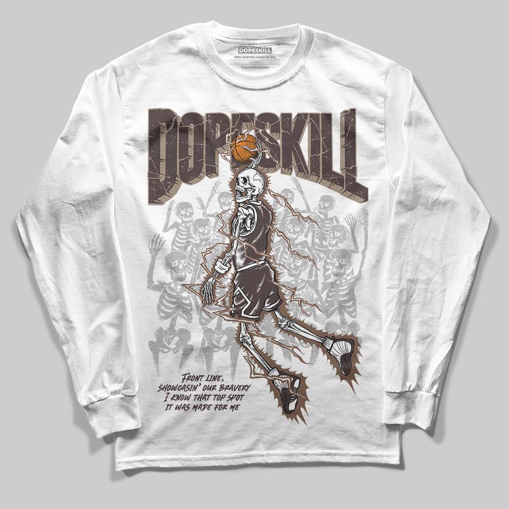 Baroque Brown 12s superstreetwear Long Sleeve T-Shirt Thunder Dunk Graphic