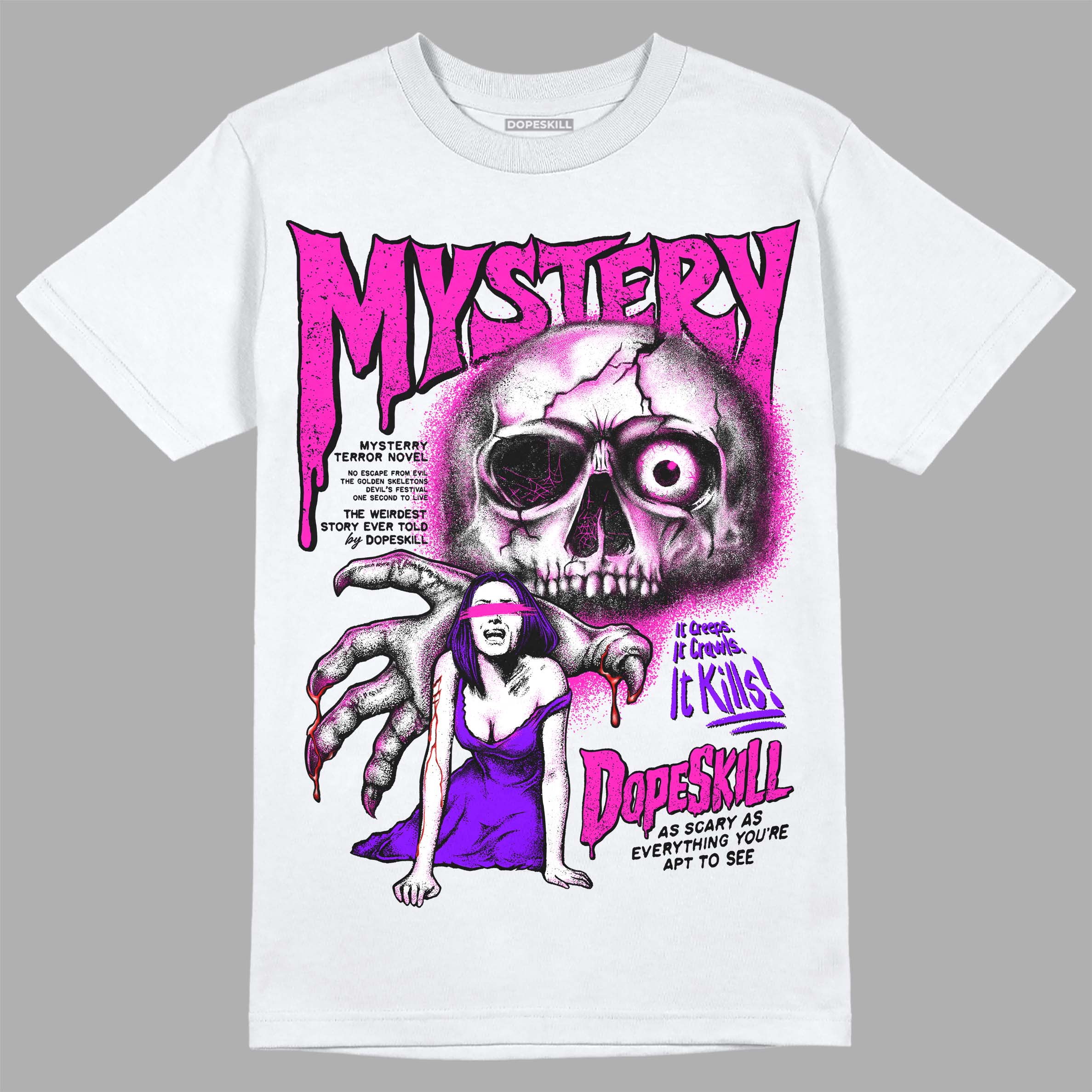 Dunk Active Fuchsia superstreetwear T-Shirt Mystery Ghostly Grasp Graphic