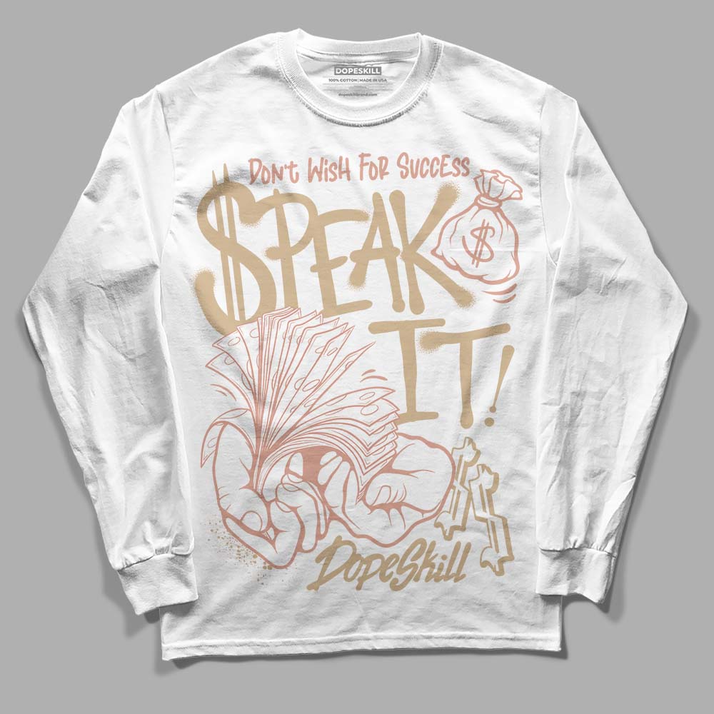 TAN Collection superstreetwear Long Sleeve T-Shirt Speak It Graphic