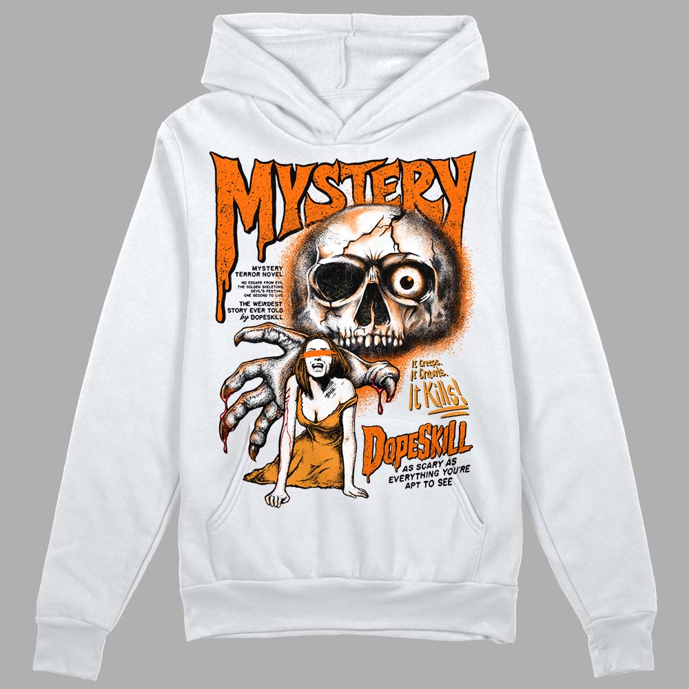 Orange Black White superstreetwear Hoodie Sweatshirt Mystery Ghostly Grasp Graphic