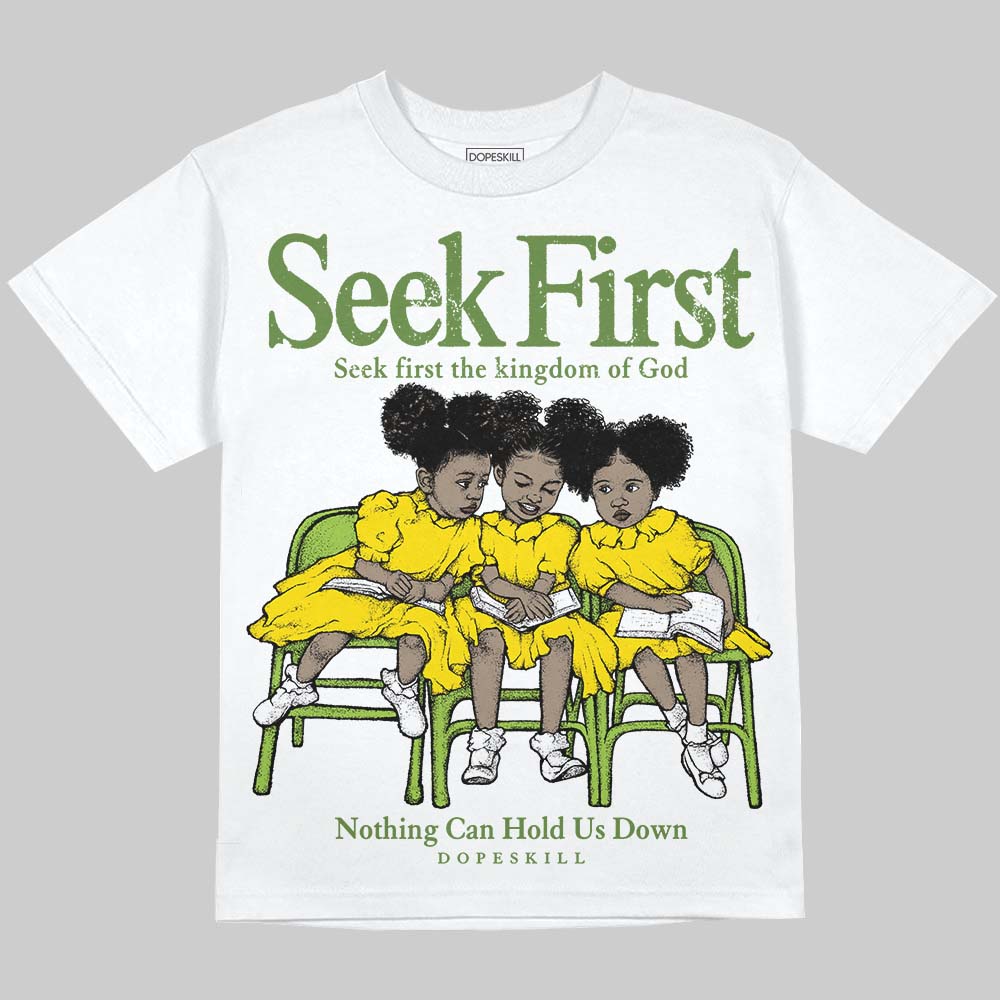 Dunk 'Chlorophyll' superstreetwear Oversize Print T-Shirt New Seek First Graphic