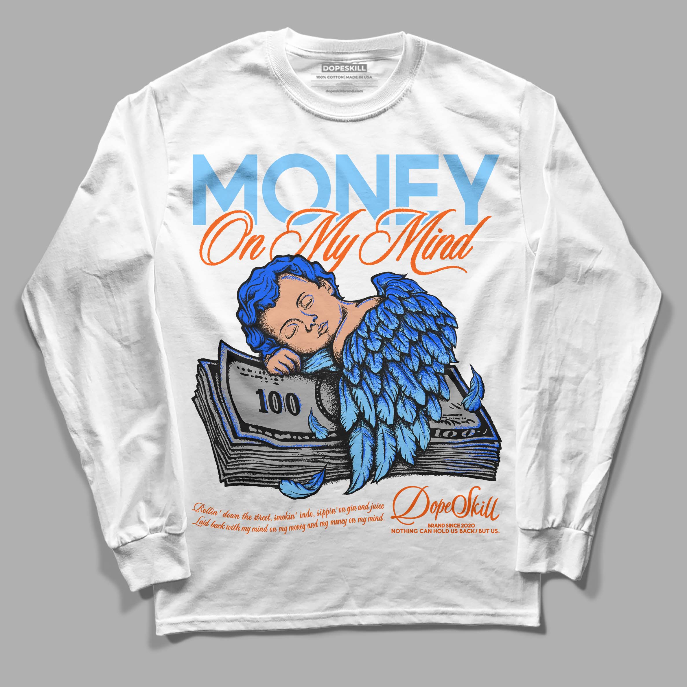Dunk Low Futura University Blue superstreetwear Long Sleeve T-Shirt MOMM Graphic