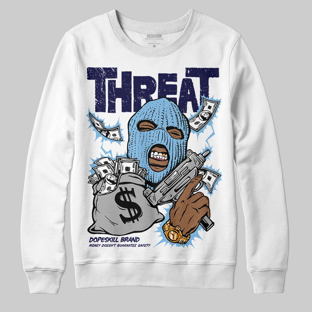 University Blue Collection superstreetwear Sweatshirt Under Threat Graphic