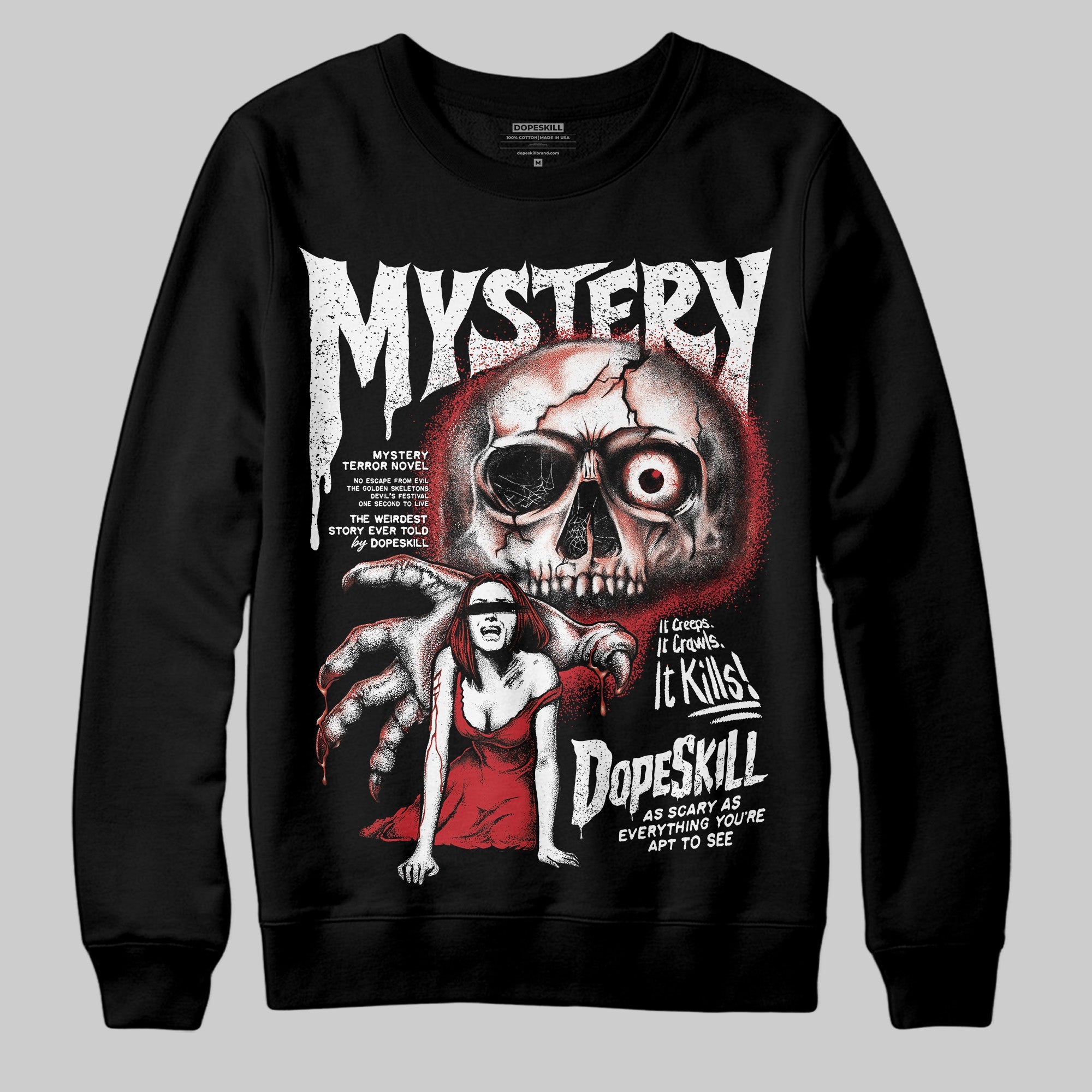 Bred 11s superstreetwear Sweatshirt Mystery Ghostly Grasp Graphic