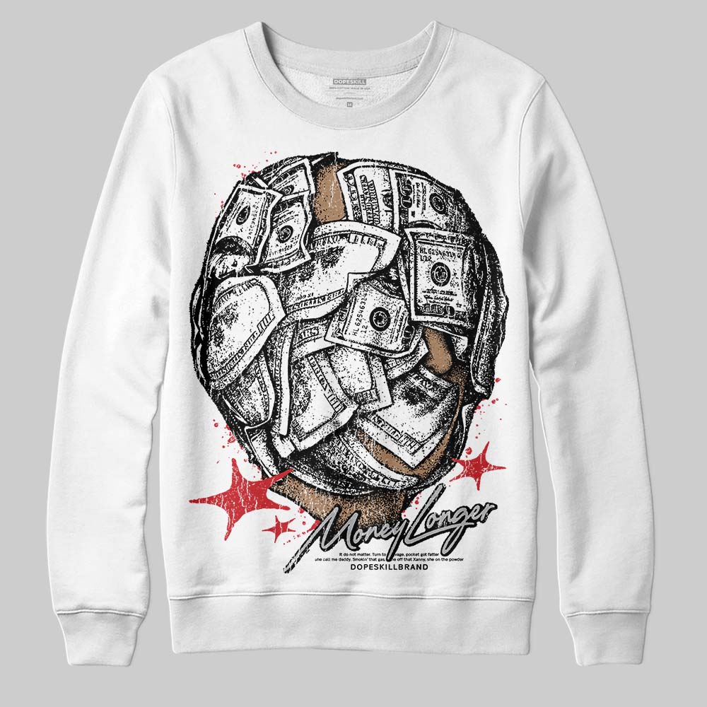 White Cement 4s superstreetwear Sweatshirt Money Longer Graphic