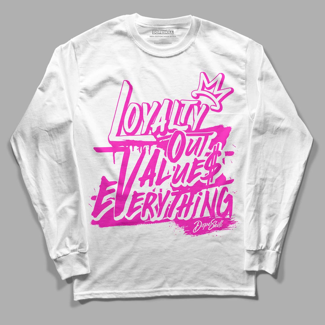 Dunk Low Active Fuchsia superstreetwear Long Sleeve T-Shirt LOVE Graphic