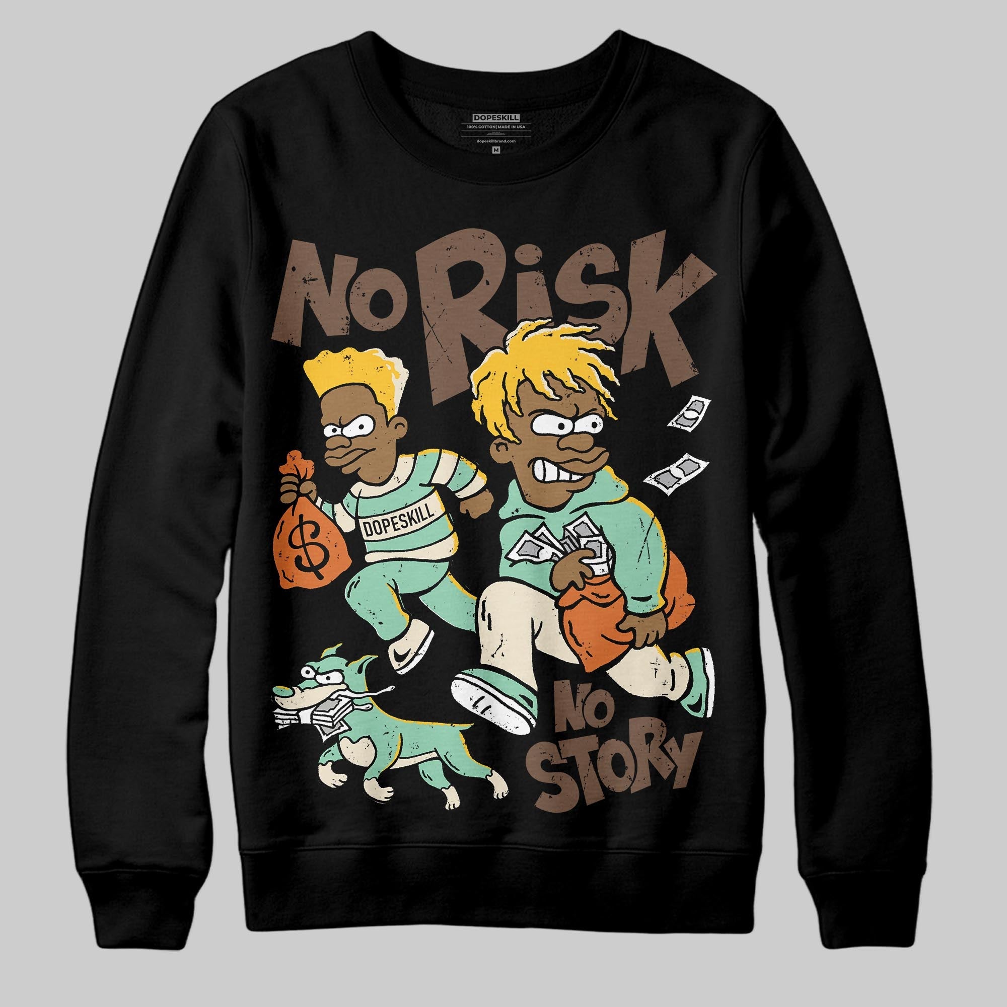 SB Dunk ¡°Rodeo¡± superstreetwear Sweatshirt No Risk No Story Graphic