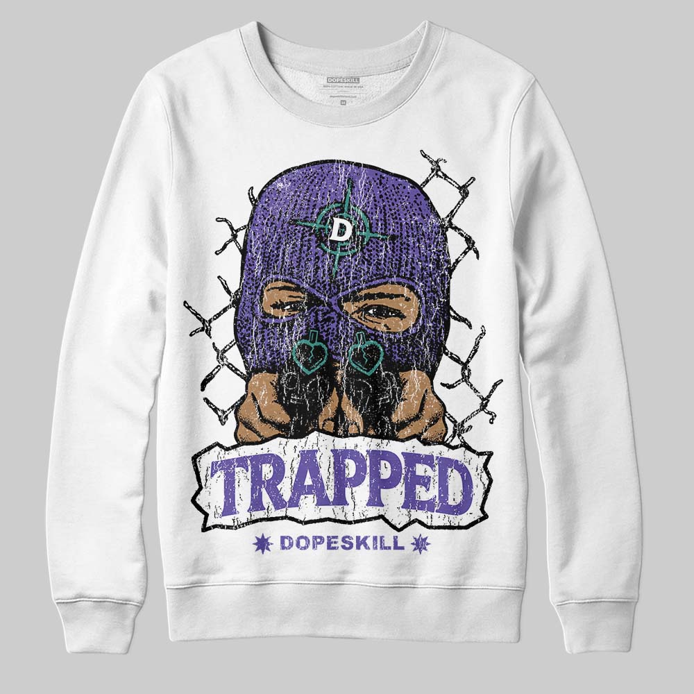 Grape 5s superstreetwear Sweatshirt New Trapped Graphic