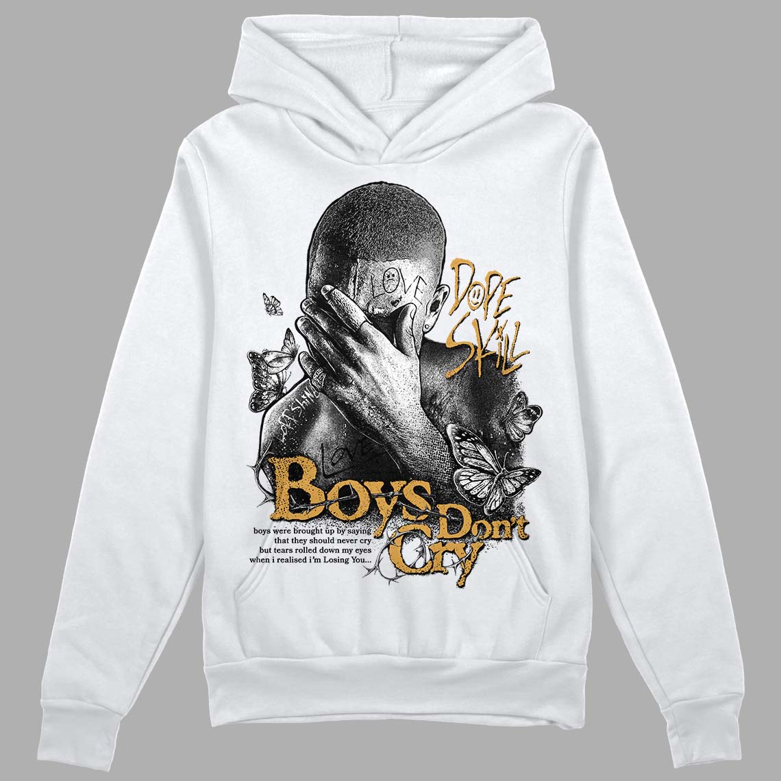 Gratitude 11s superstreetwear Hoodie Sweatshirt Boys Don't Cry Graphic