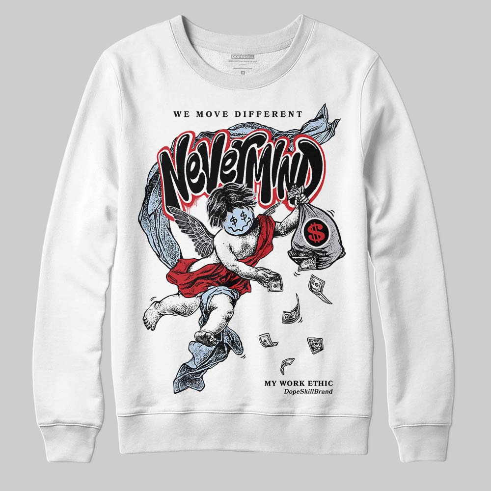 Black Metallic Reimagined 5s superstreetwear Sweatshirt Nevermind Graphic