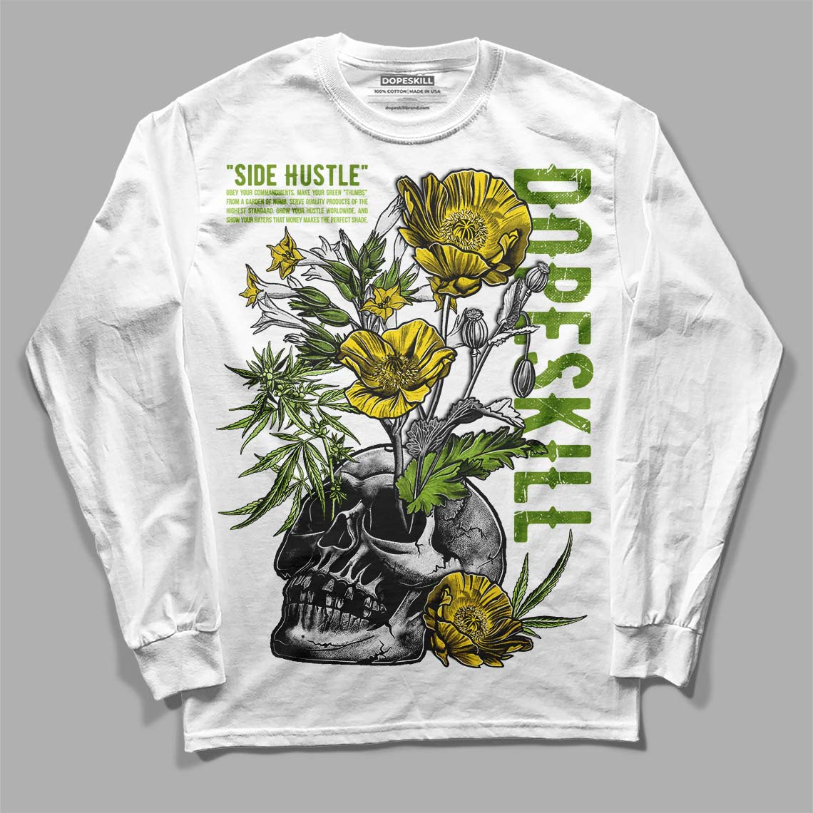 Dunk Low 'Chlorophyll' superstreetwear Long Sleeve T-Shirt Side Hustle Graphic