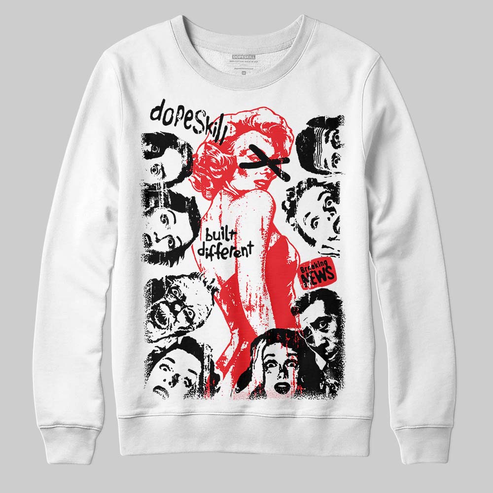 Cherry 11s superstreetwear Sweatshirt Built Different Graphic