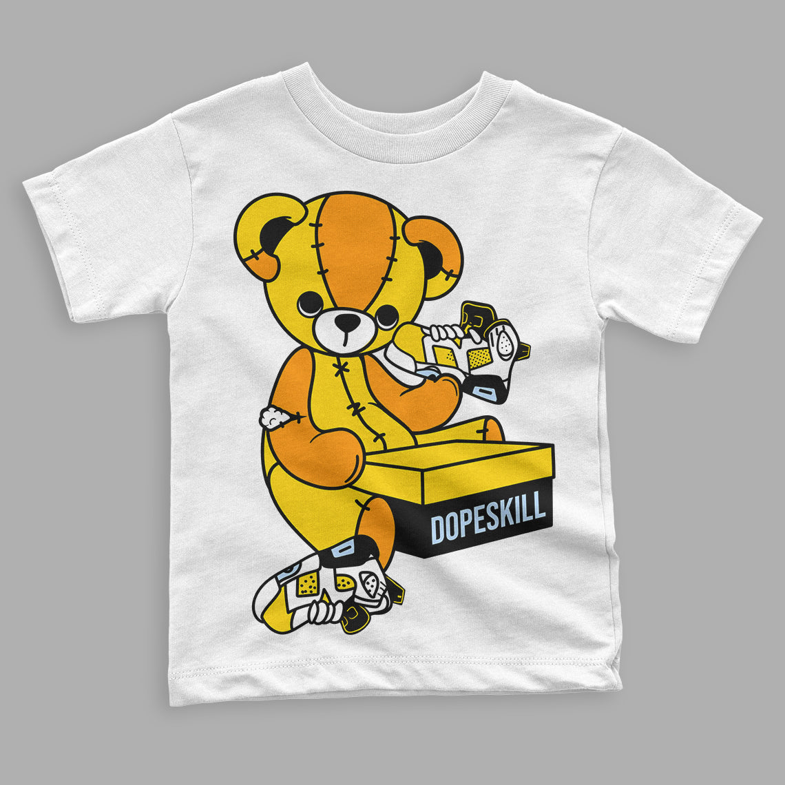 Yellow Ochre 6s superstreetwear Toddler Kids T-shirt Sneakerhead BEAR Graphic