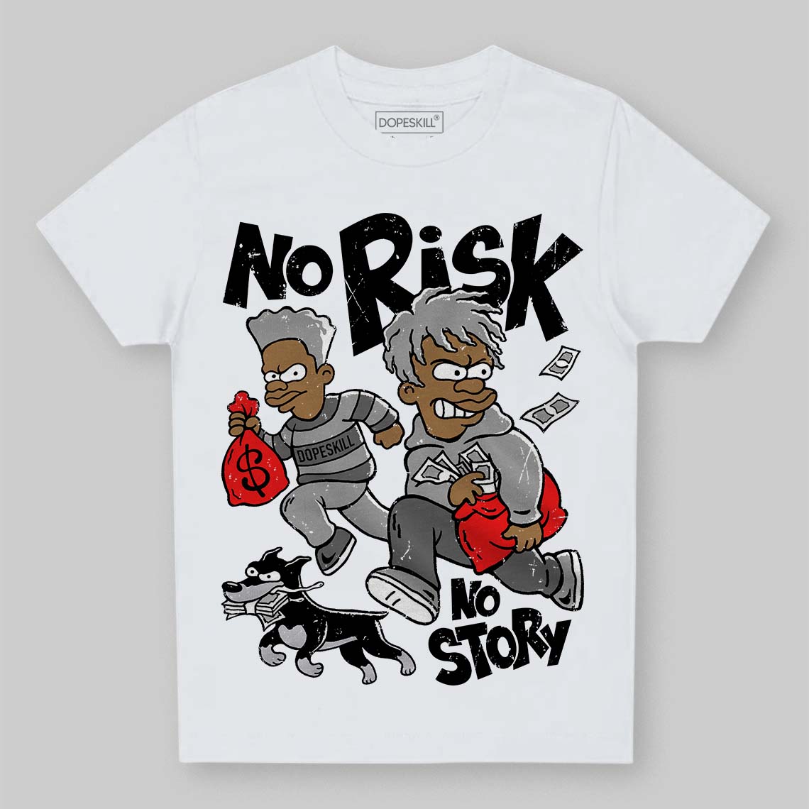 Grey Collection superstreetwear Toddler Kids T-shirt No Risk No Story Graphic