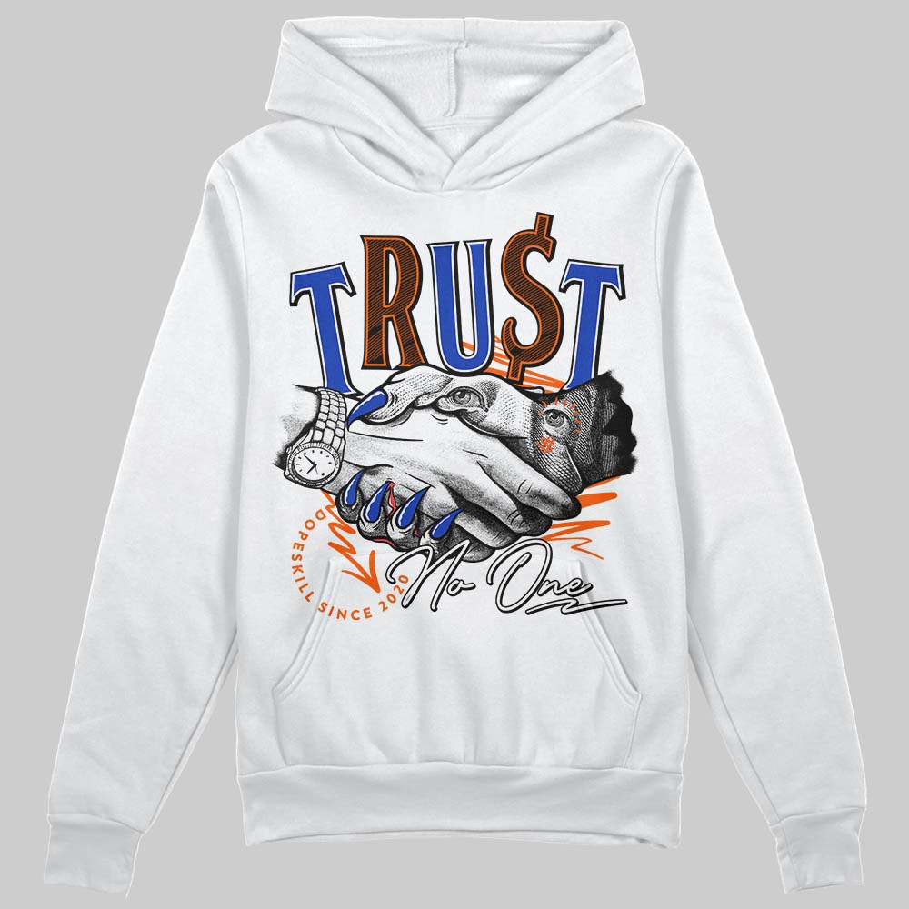 Dunk Low Futura Orange Blaze superstreetwear Hoodie Sweatshirt Trust No One Graphic
