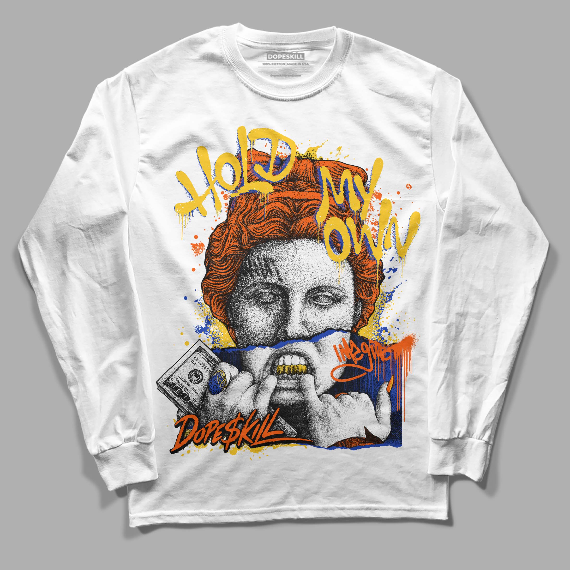 Dunk Low Futura Orange Blaze superstreetwear Long Sleeve T-Shirt Hold My Own Graphic
