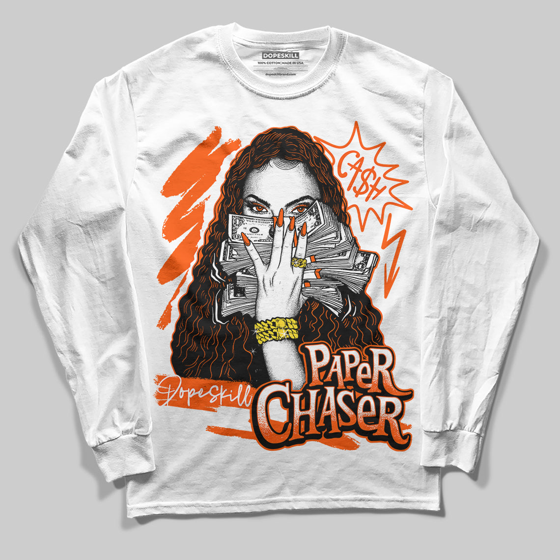 Orange Milk superstreetwear Long Sleeve T-Shirt NPC Graphic