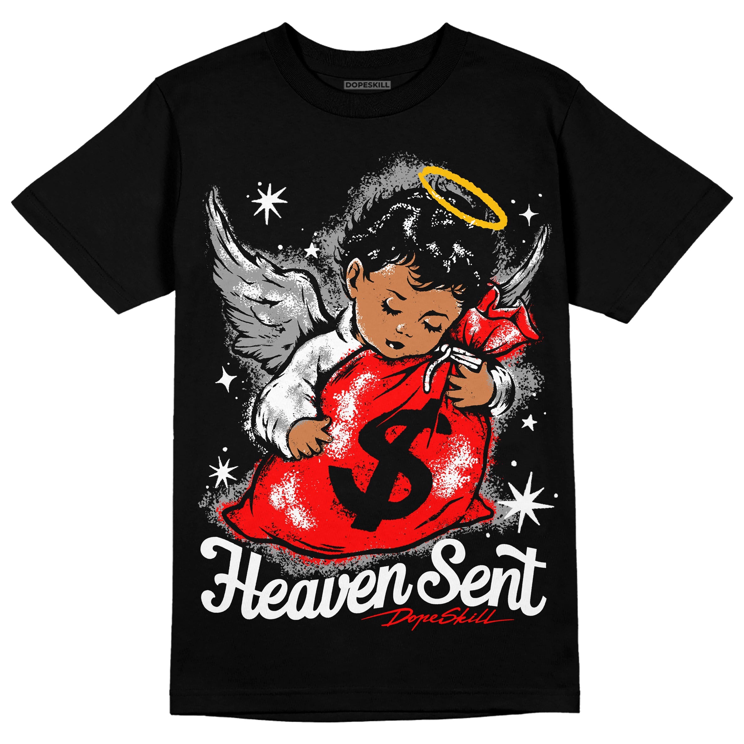 Black and White Collection superstreetwear T-Shirt Heaven Sent Graphic