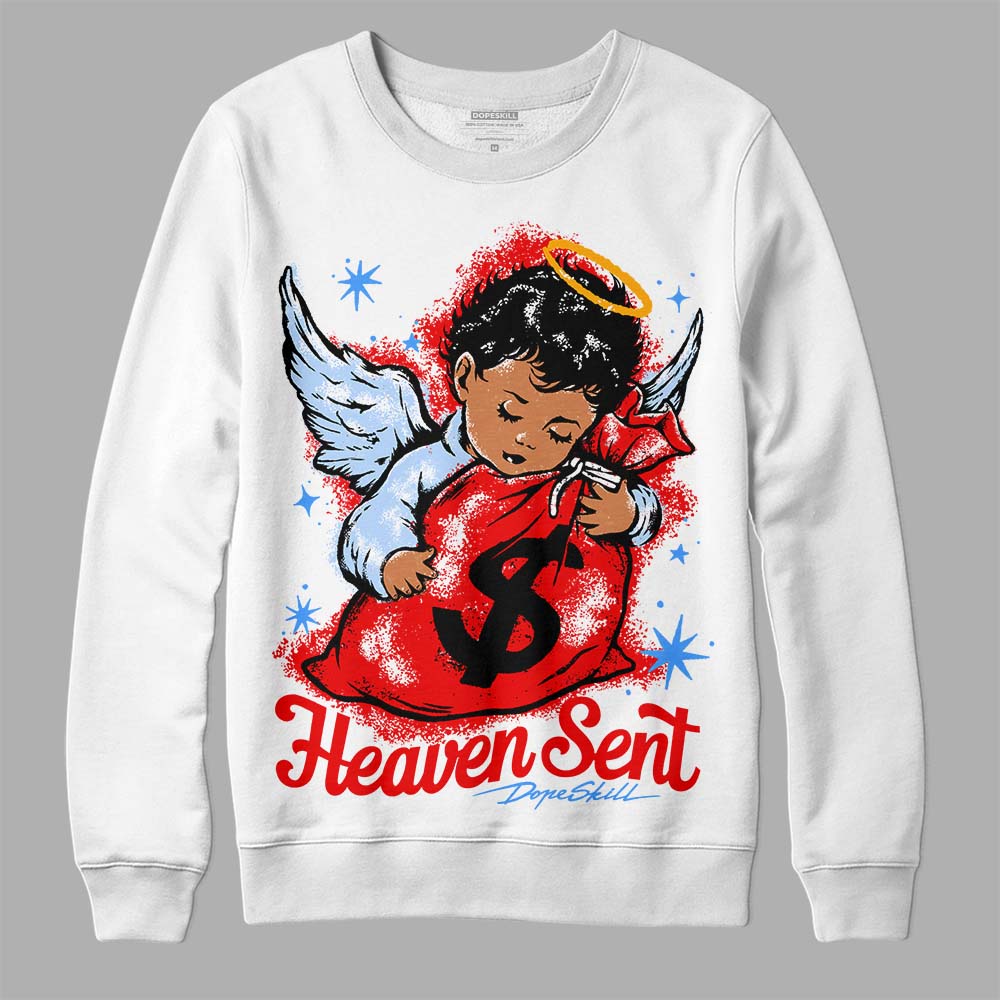 Cherry 11s superstreetwear Sweatshirt Heaven Sent Graphic