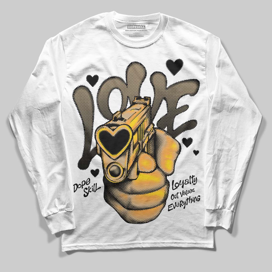 TAN Collection superstreetwear Long Sleeve T-Shirt Love Shot Graphic