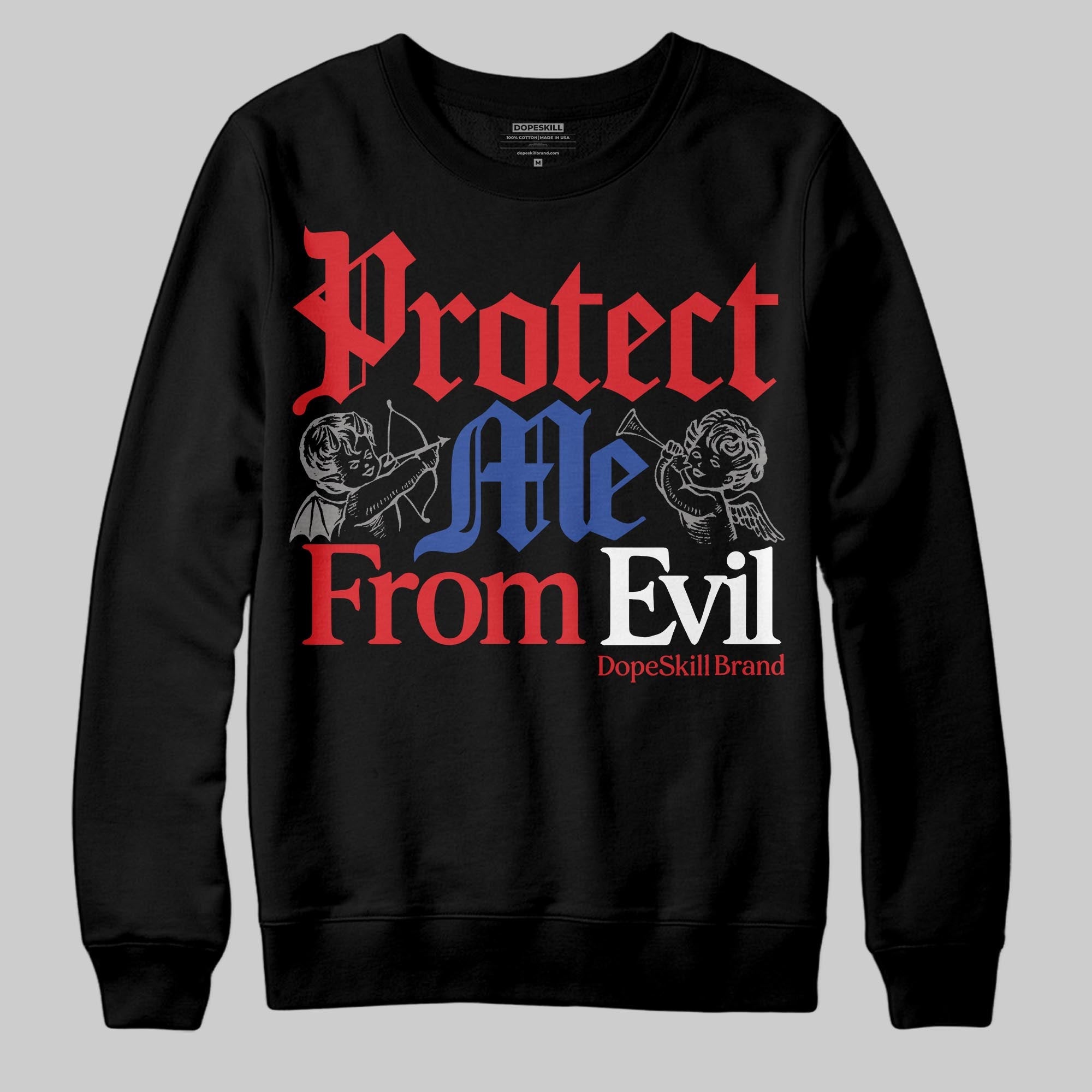Seoul 2.0 3s superstreetwear Sweatshirt Protect Me From Evil Graphic