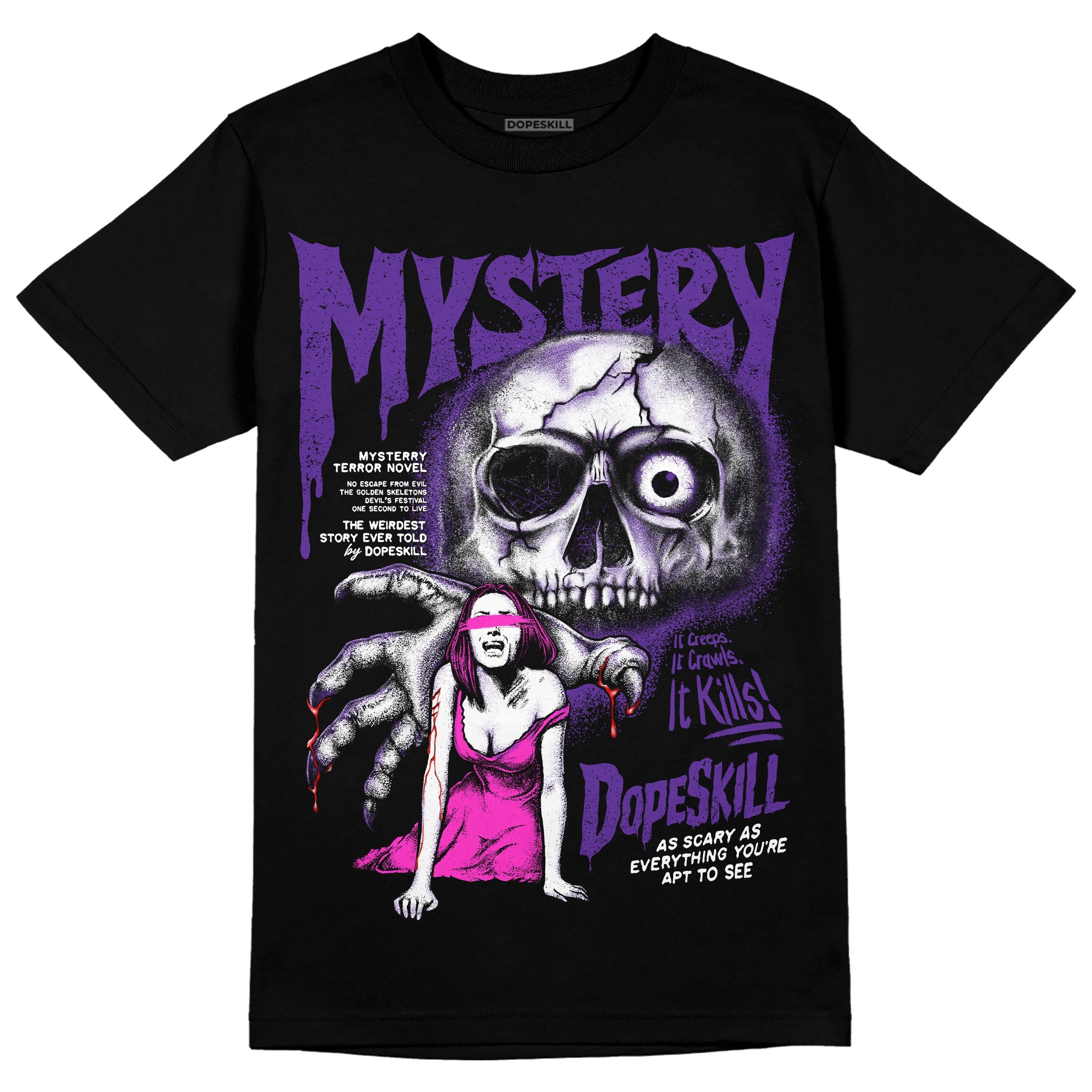 PURPLE Collection superstreetwear T-Shirt Mystery Ghostly Grasp Graphic