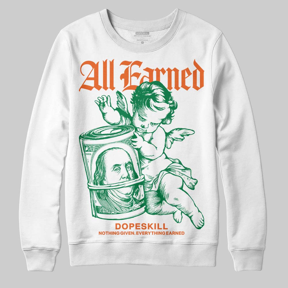 Green Collection superstreetwear Sweatshirt All Earned Graphic
