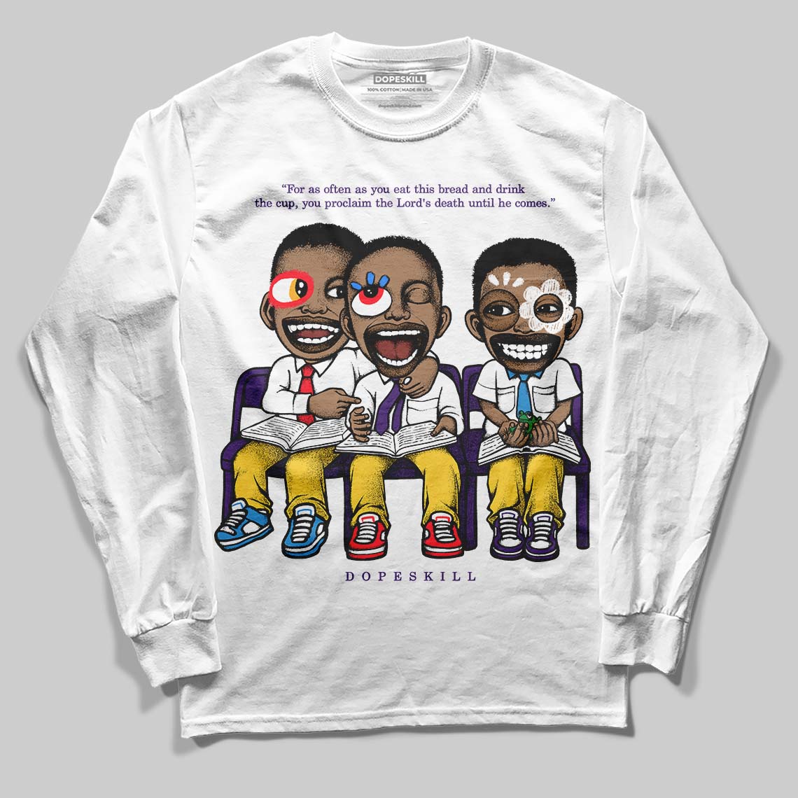 Field Purple 12s superstreetwear Long Sleeve T-Shirt First Sunday Graphic