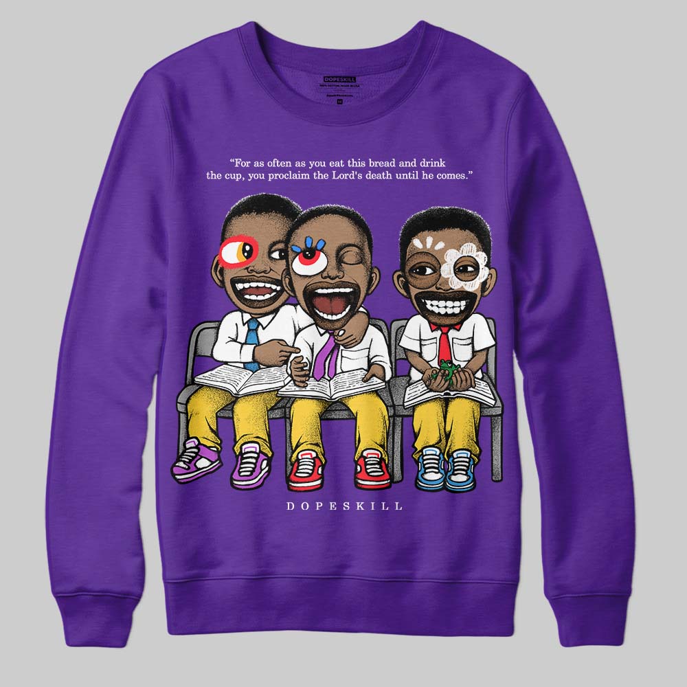 Field Purple 12s superstreetwear Sweatshirt First Sunday Graphic