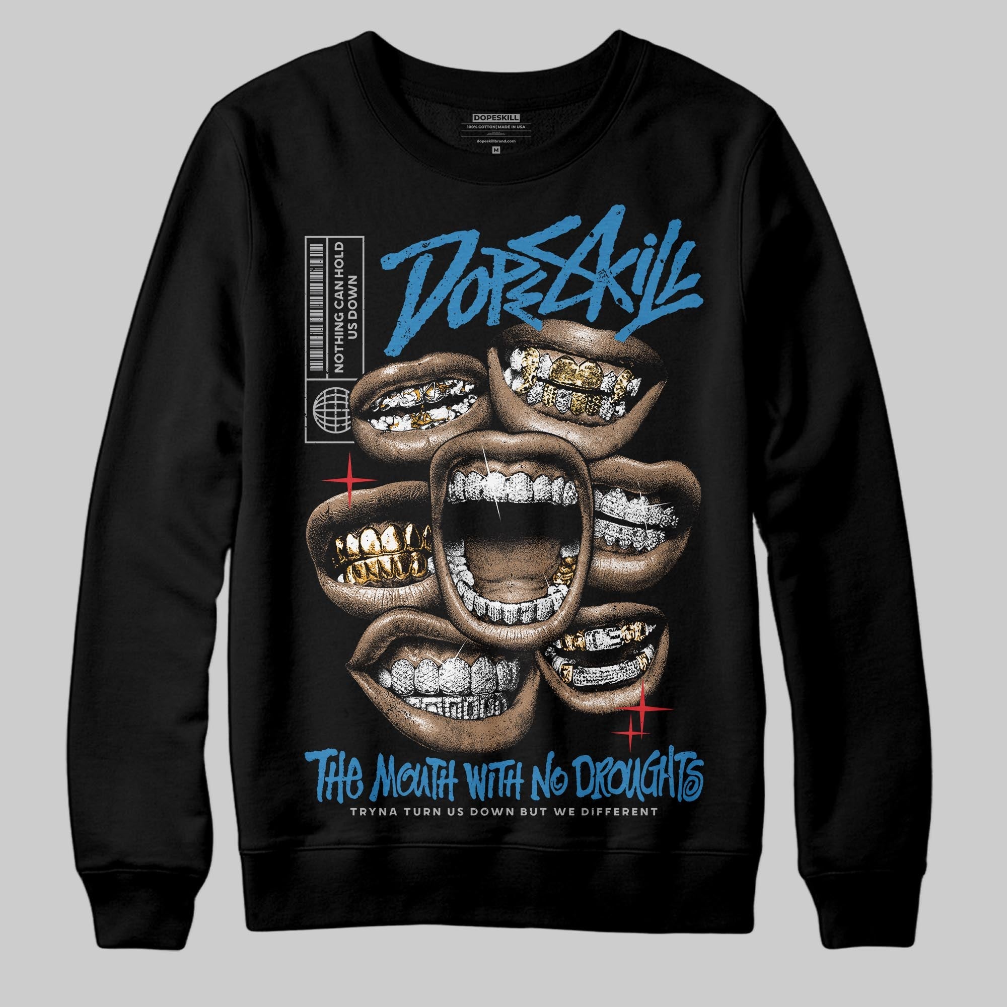 Rare Air 3s superstreetwear Sweatshirt The Mouth With No Droughts Graphic
