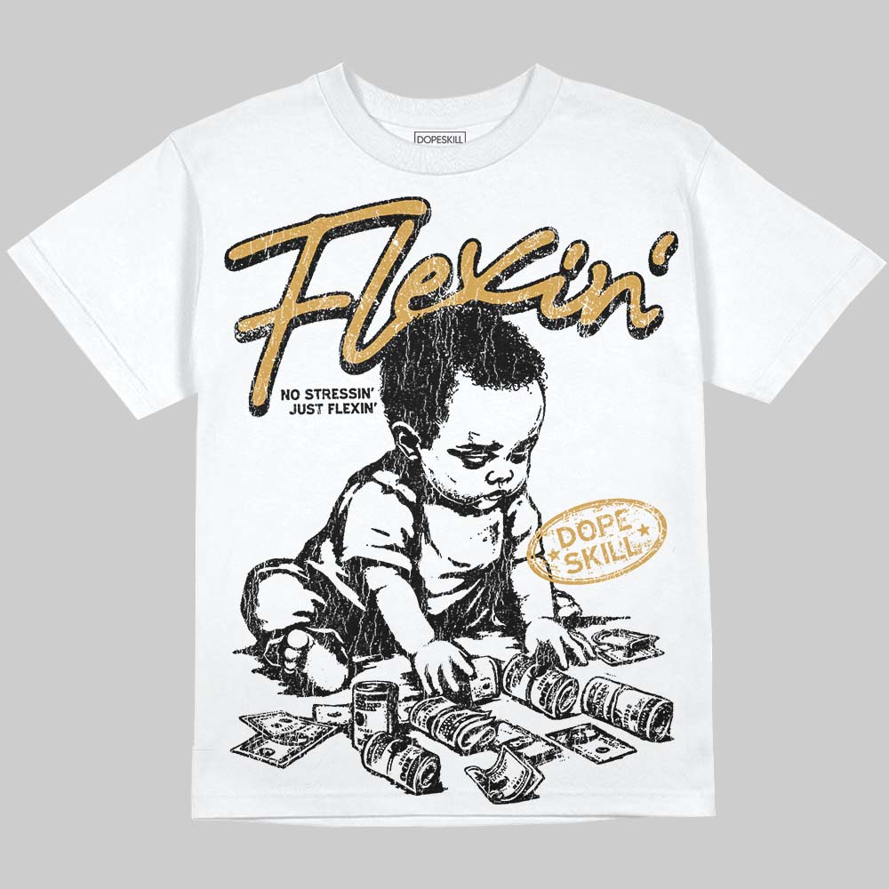 Gratitude 11s superstreetwear Oversize Print T-Shirt Flexin' Graphic