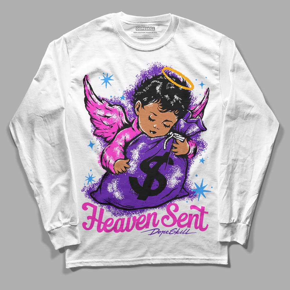Court Purple 13s superstreetwear Long Sleeve T-Shirt Heaven Sent Graphic