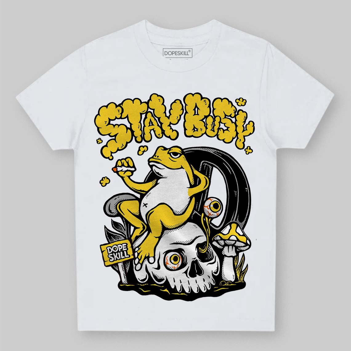 Black Tour Yellow AJ 4 Thunder superstreetwear Toddler Kids T-shirt Stay Busy Graphic