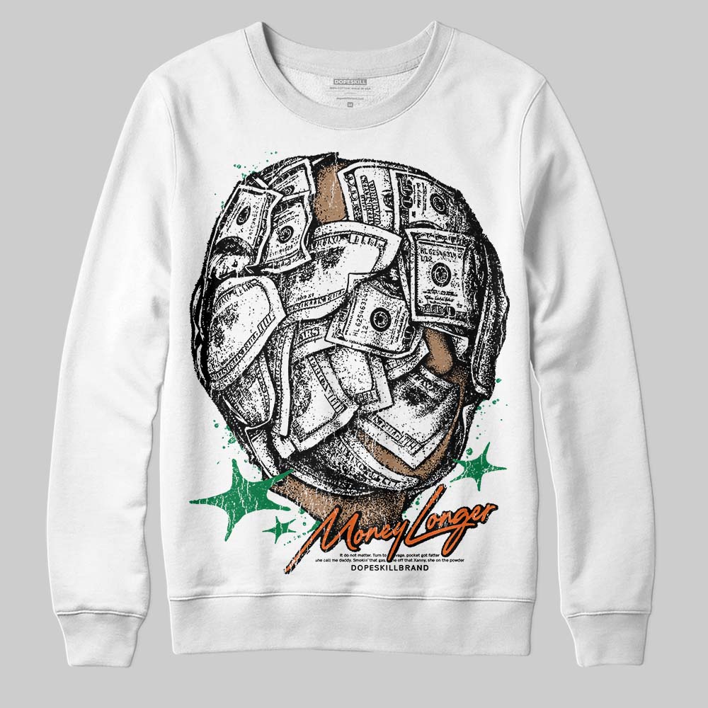 Green Collection superstreetwear Sweatshirt Money Longer Graphic
