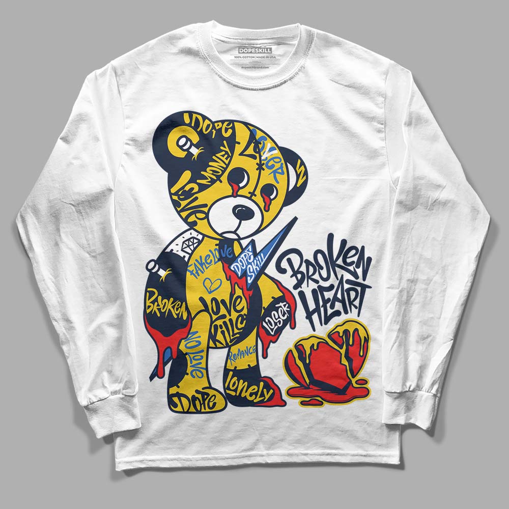 Michigan Dunks superstreetwear Long Sleeve T-Shirt Broken Heart Graphic