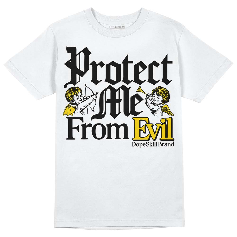 Yellow Ochre 6s superstreetwear T-Shirt Protect Me From Evil Graphic