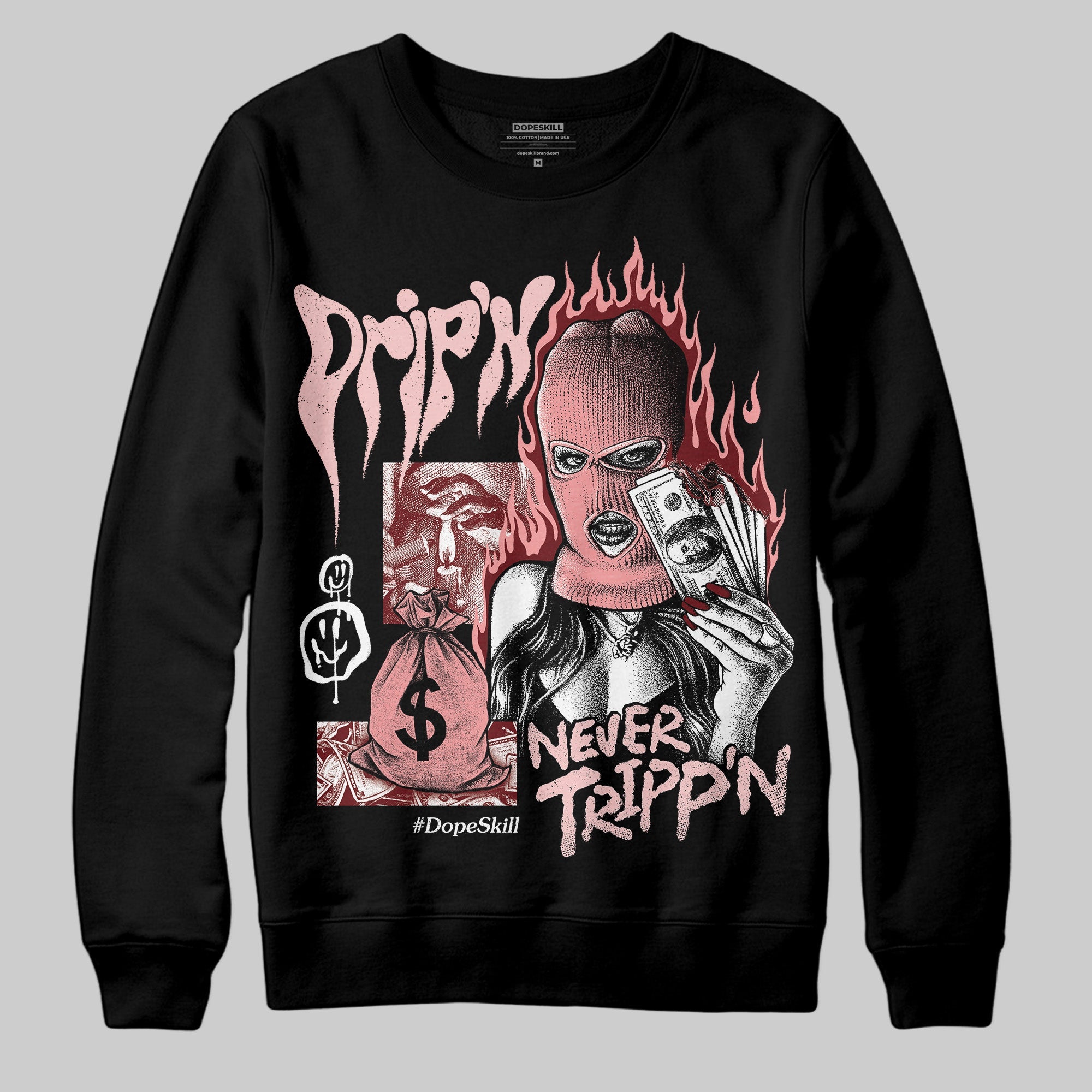 VALENTINE'S Day 3s superstreetwear Sweatshirt Drip'n Never Tripp'n Graphic