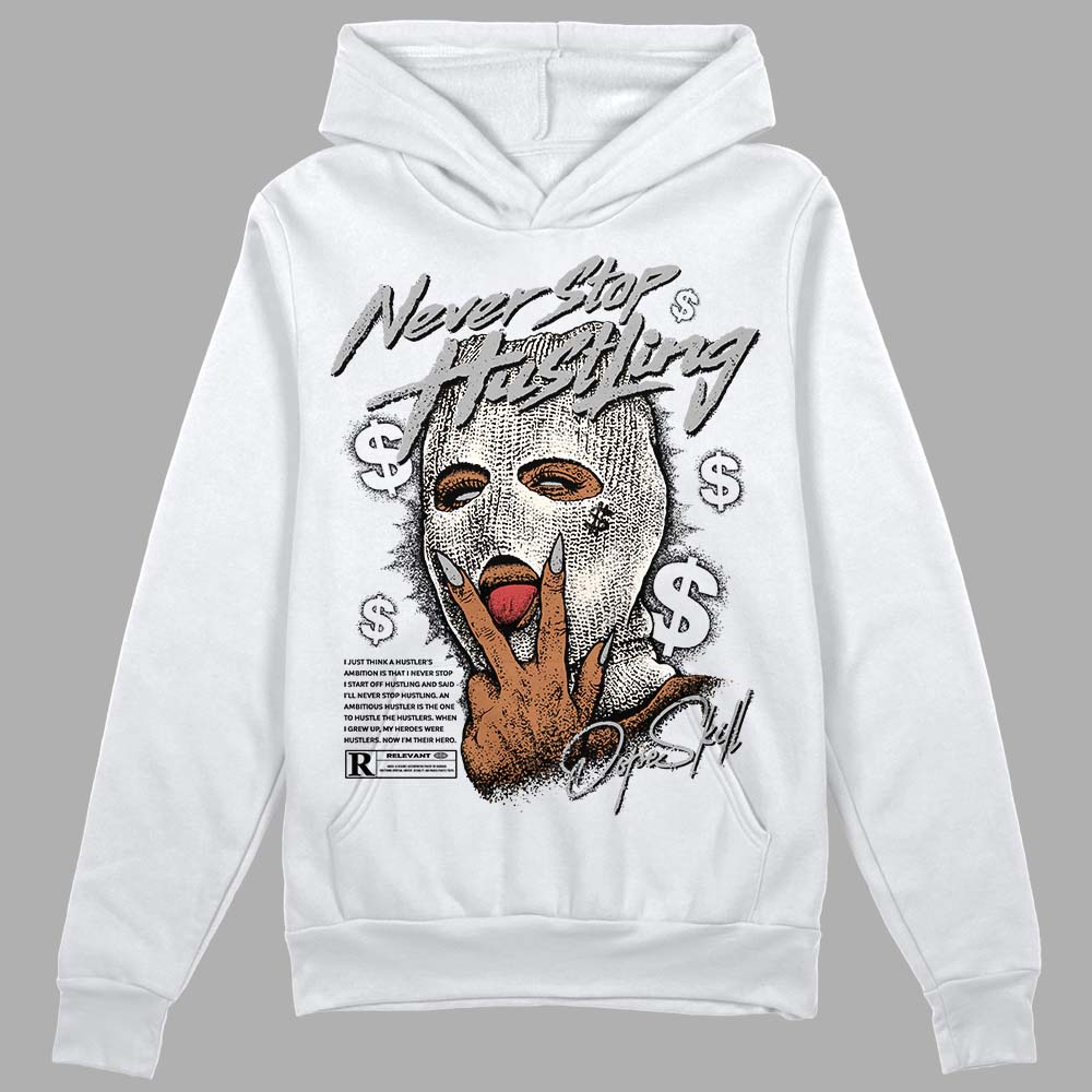 Off Noir 3s superstreetwear Hoodie Sweatshirt Never Stop Hustling Graphic