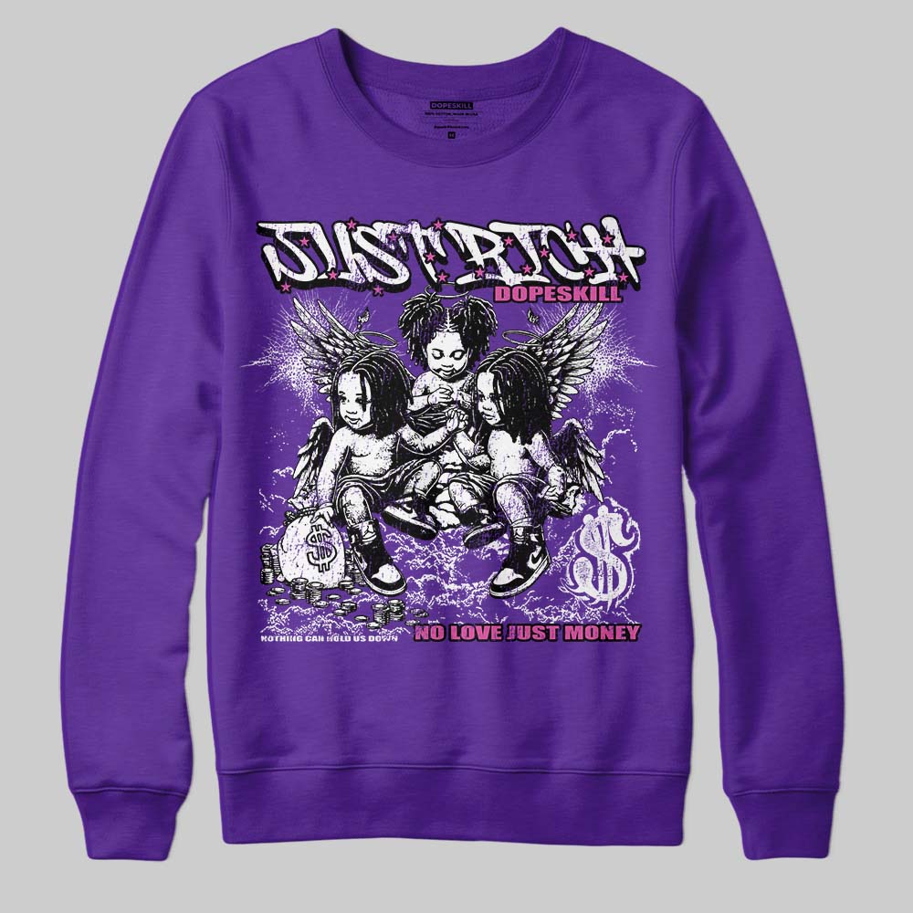 PURPLE Collection superstreetwear Sweatshirt Just Rich Graphic